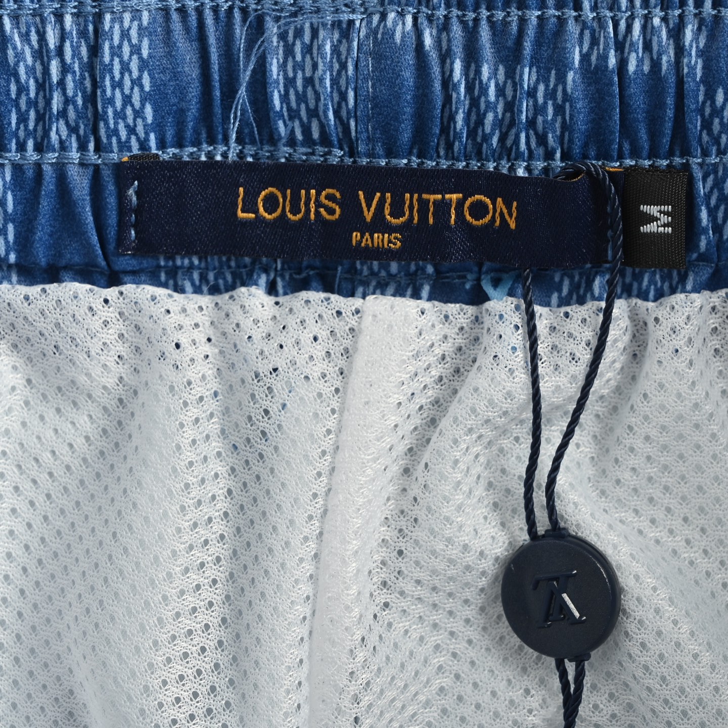 Louis Vuitton 25ss Checkerboard Print Monogram Beach Shorts