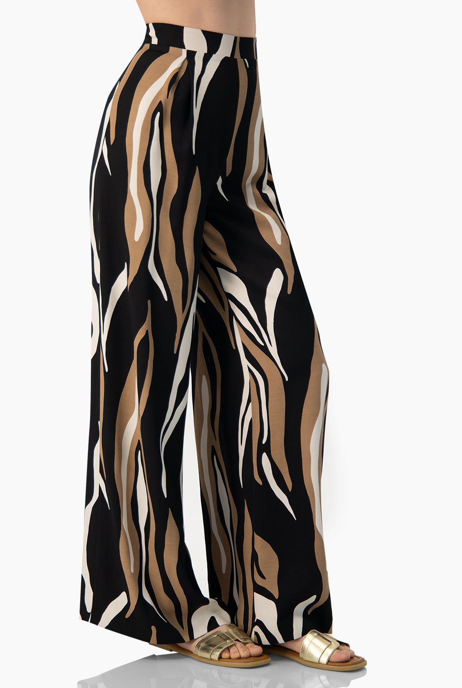 Pantalon estampado amplio