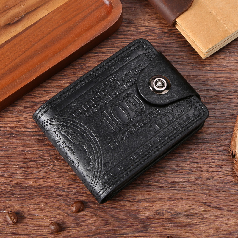 Men's Leather Bifold Wallet with 