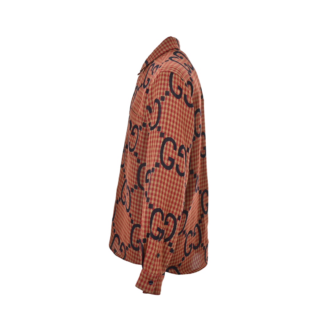 Gucci 24Fw Double G Check Shirt