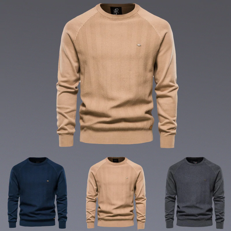 Harding Cotton Drop Retro Sweater