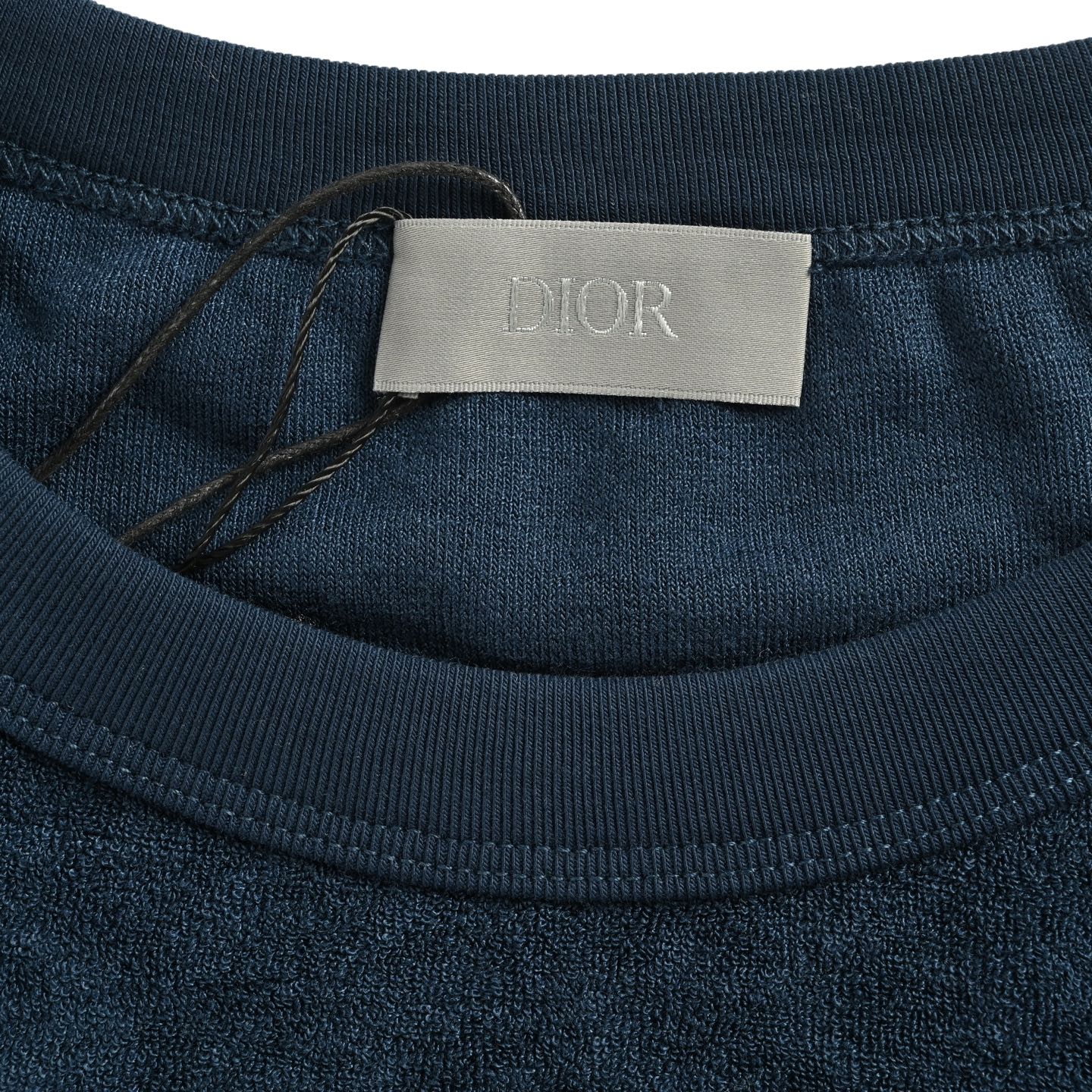 Dior 25ss small logo embroidered terry short sleeves