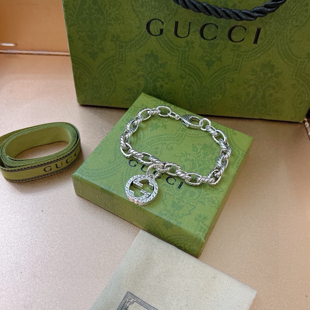 Gucci GG chain vintage bracelet