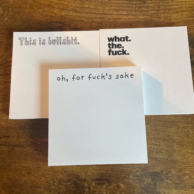 Fresh Outta Fucks Pad and Pen