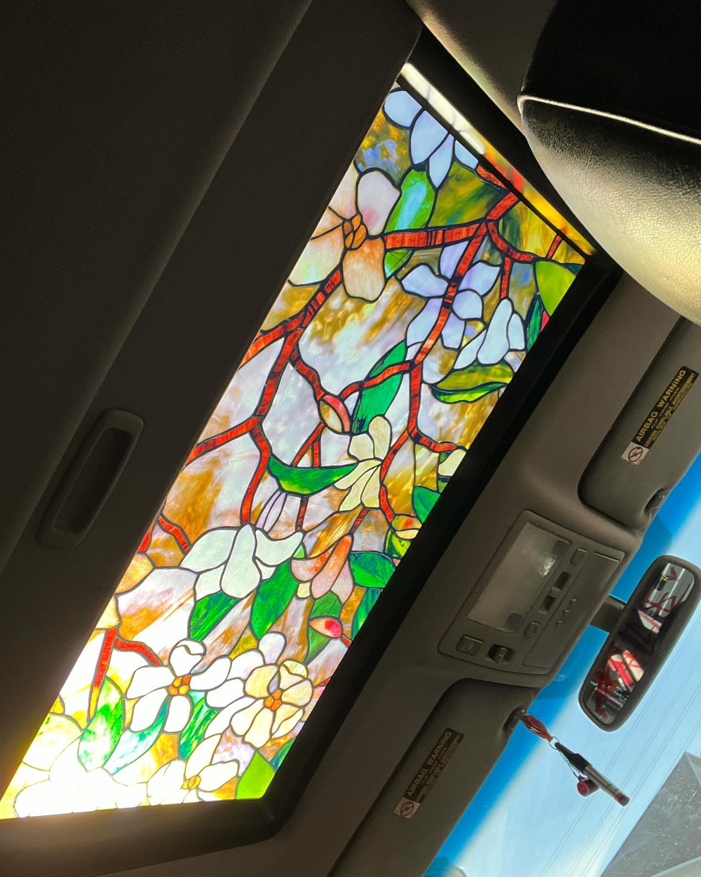 Stained Glass Sunroof Stickers