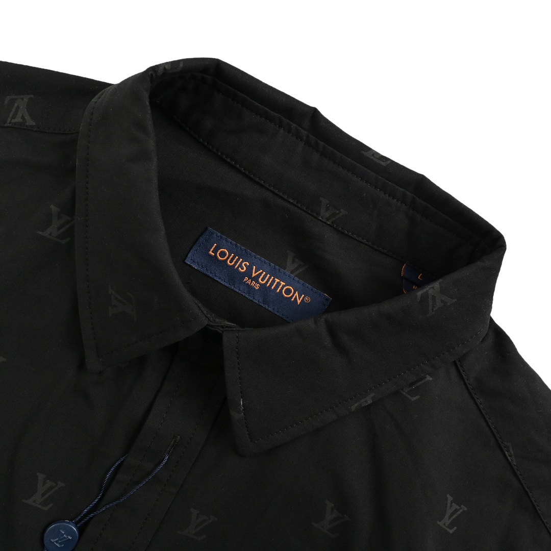 Louis Vuitton 24ss all-over small logo print shirt