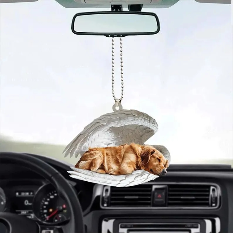 Dog Sleeping Angel Ornament | Dog Lovers Gift
