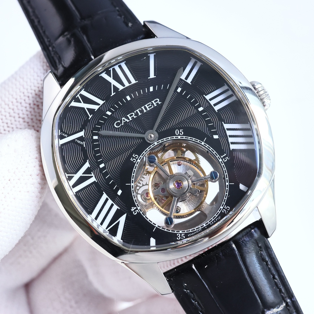 Cartier True Flywheel KF1 Rotonde de Cartier Tourbillon Cadran Love Tourbillon Watch
