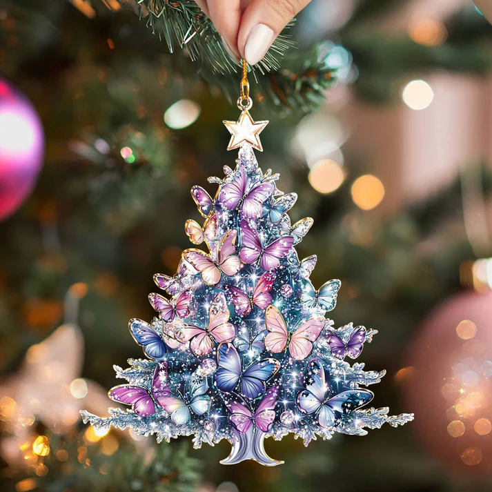 Butterfly Wonderland Christmas Ornament