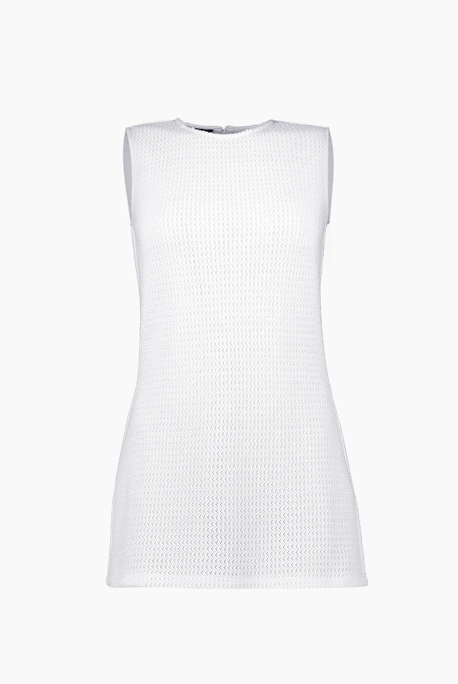 Blusa tejida larga con aberturas