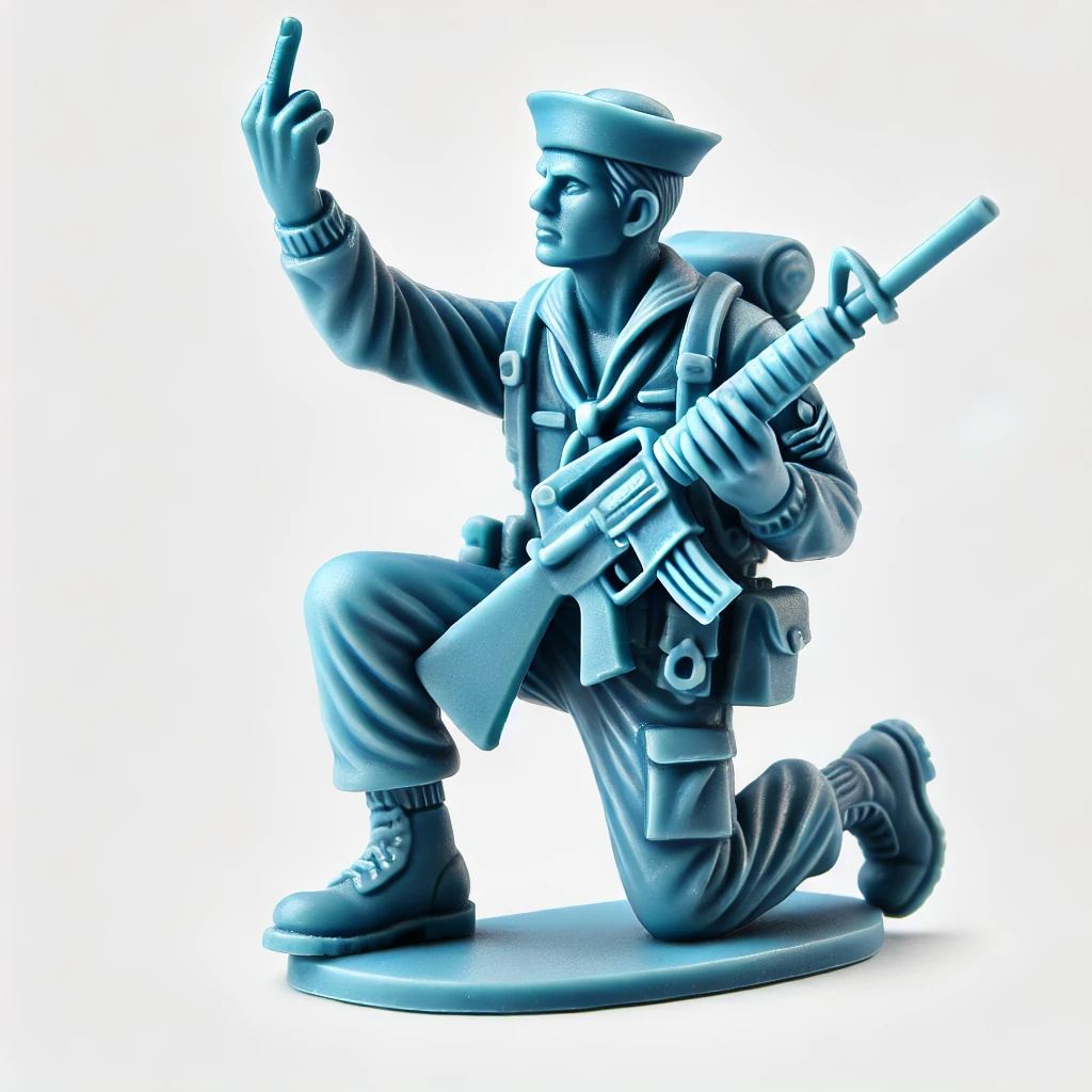 Funny Blue Navy Man