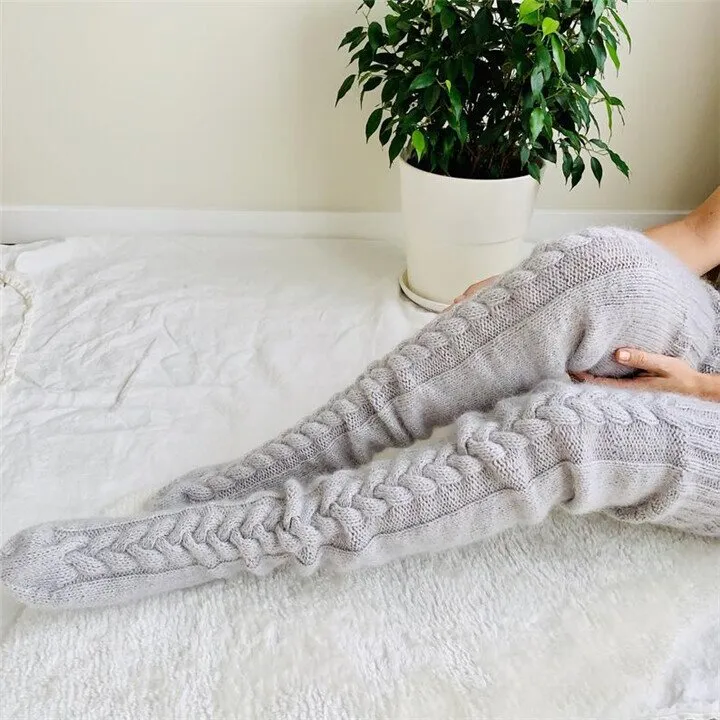 🎄WINTER ON SALE🎄2024 Warm Over Knee Extra Long Knitted Socks