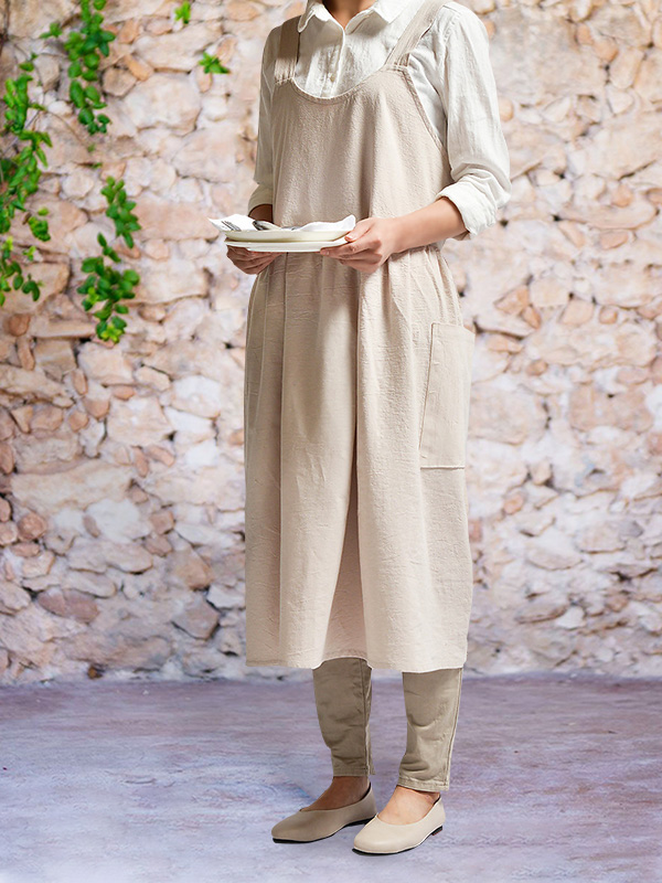 Vintage Cross Back Comfy Apron