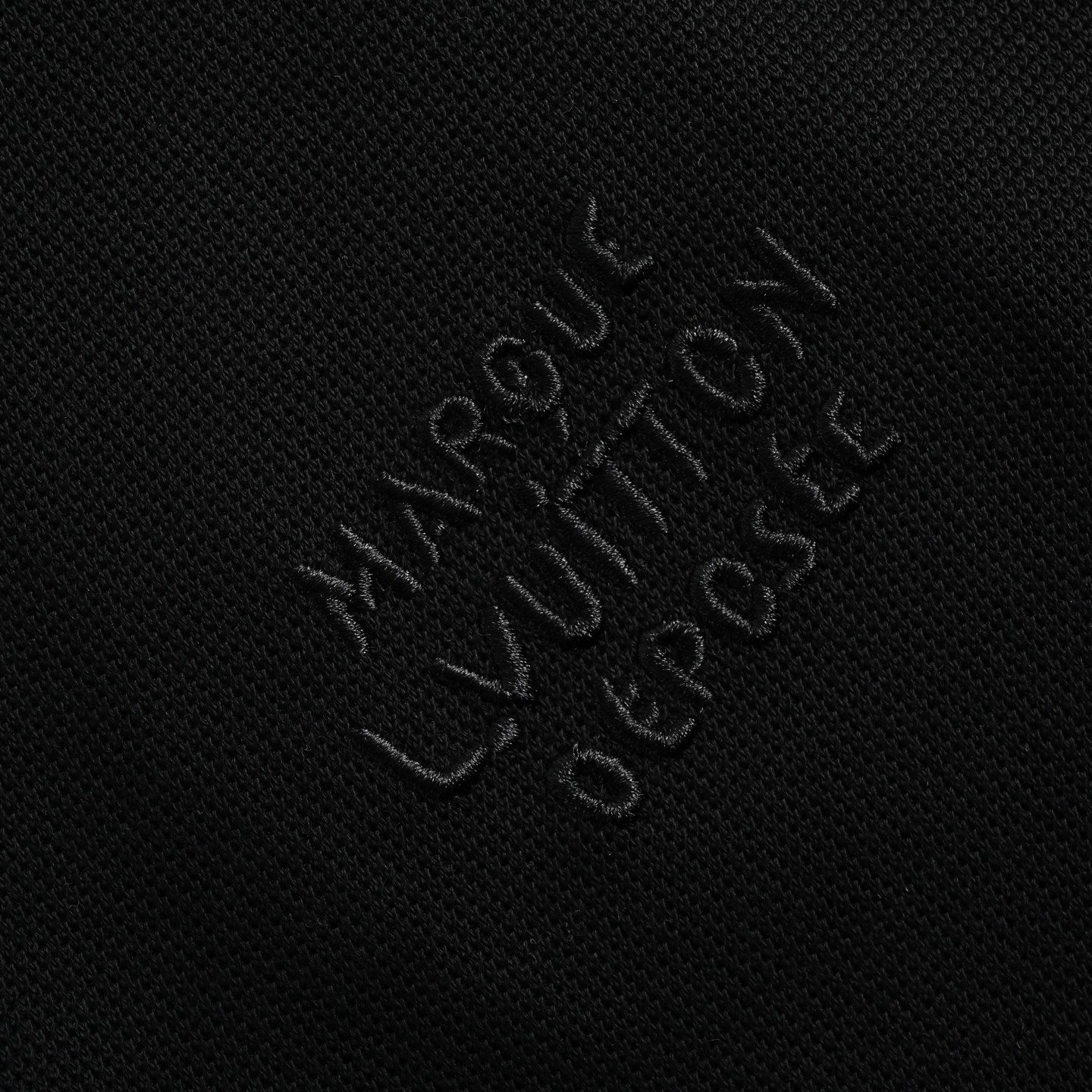 Louis Vuitton 25ss signature embroidered Polo short sleeve