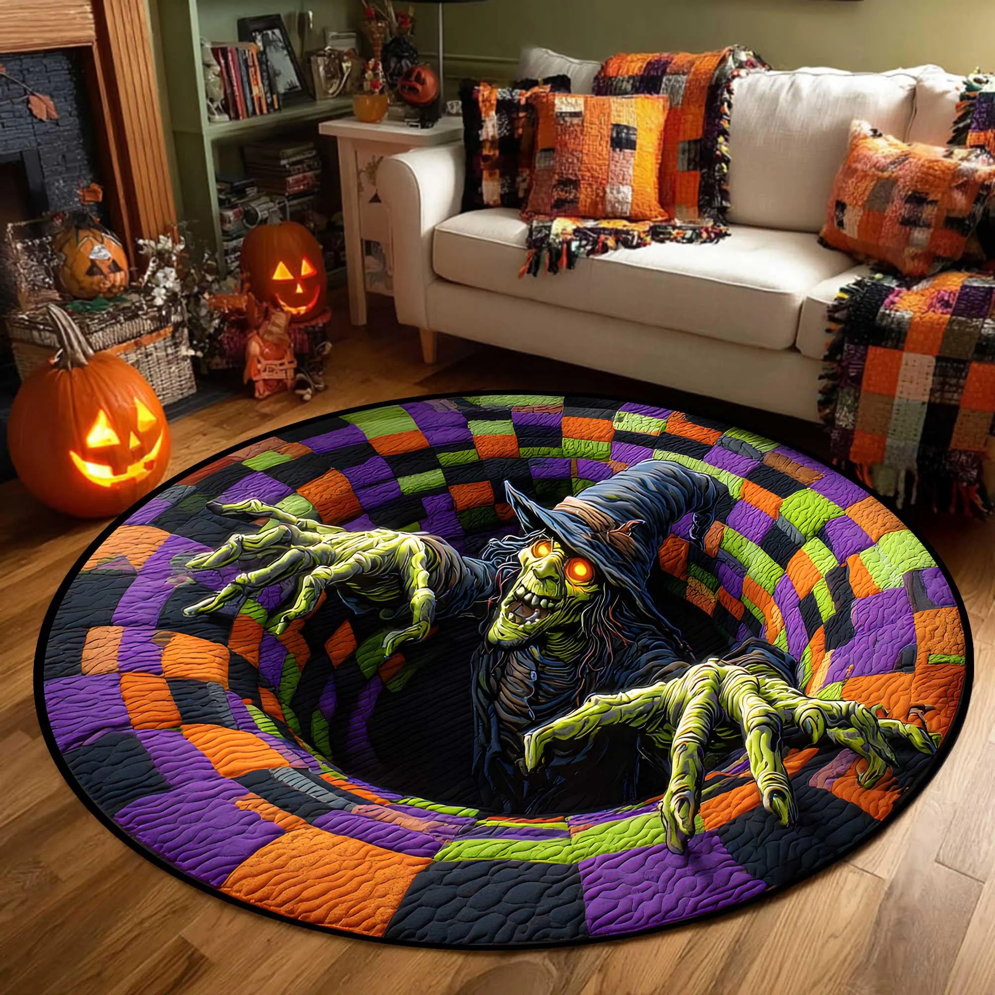 3D Printed Halloween Witch Rug