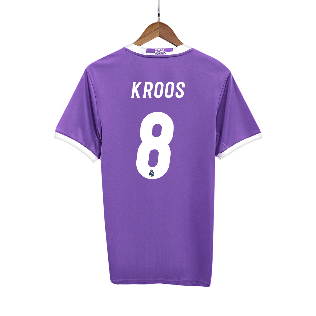KROOS #8 Retro Jersey Real Madrid Away Football Shirt 2016/17