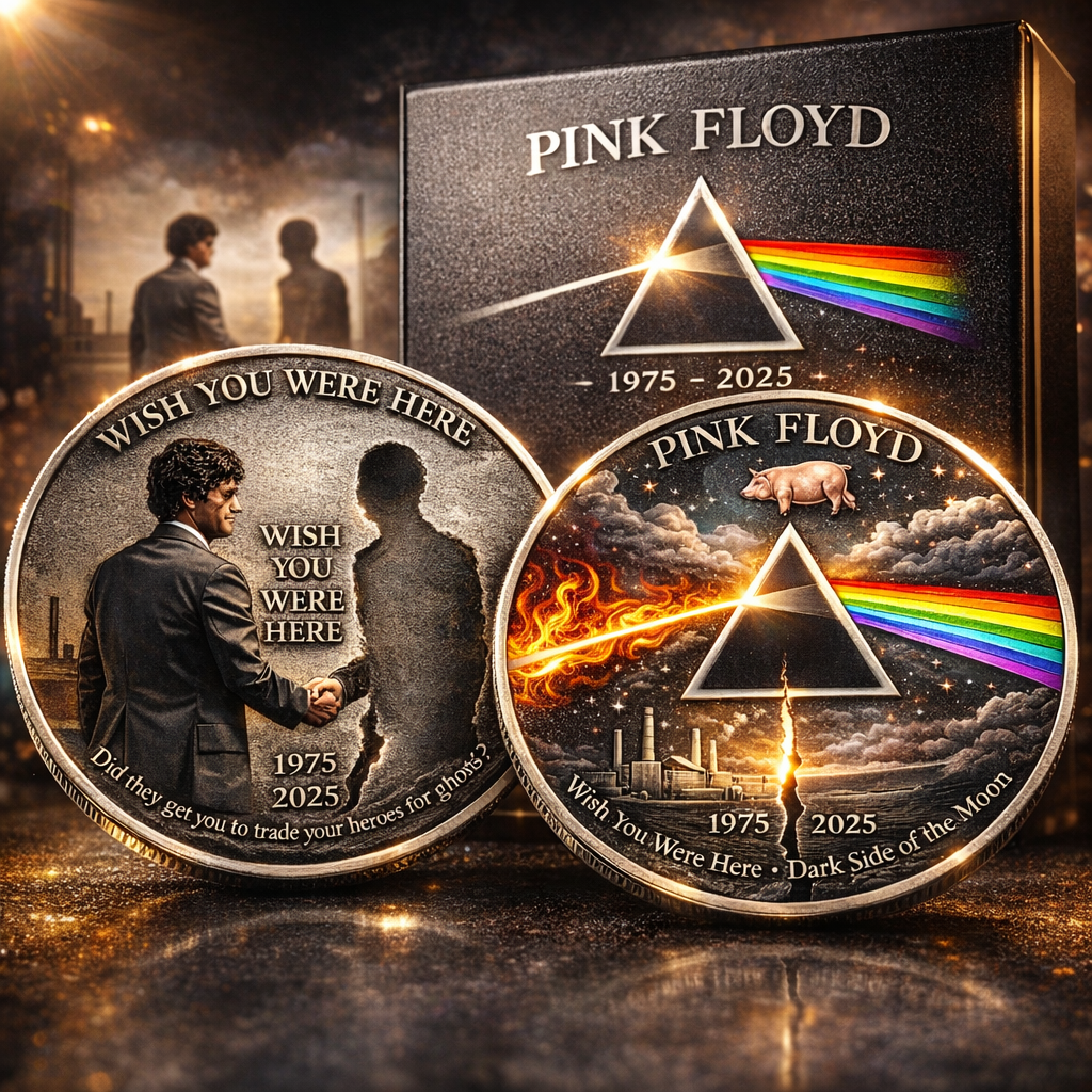 Pink Floyd – “Wish You Were Here” 50th Anniversary Commemorative Coin