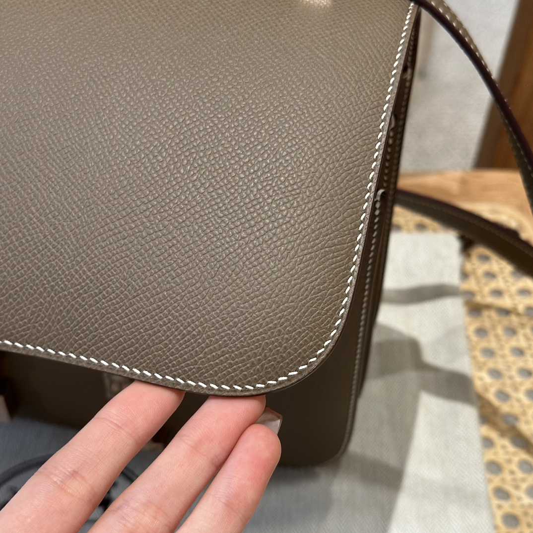 Hermès Constance with mirror ck18Etoupe handbag (handmade to order)
