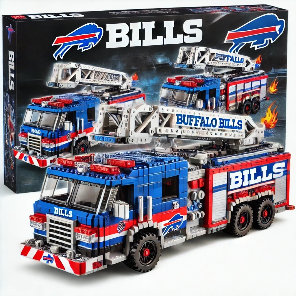 NFL Fire Truck Building Block Set Series