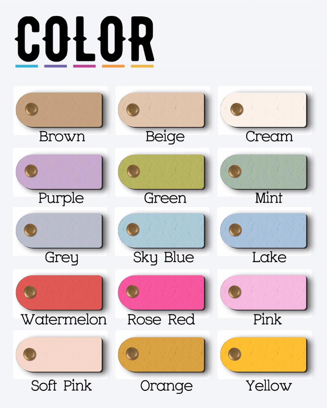 Handmade leather tags Artificial leather tags customized