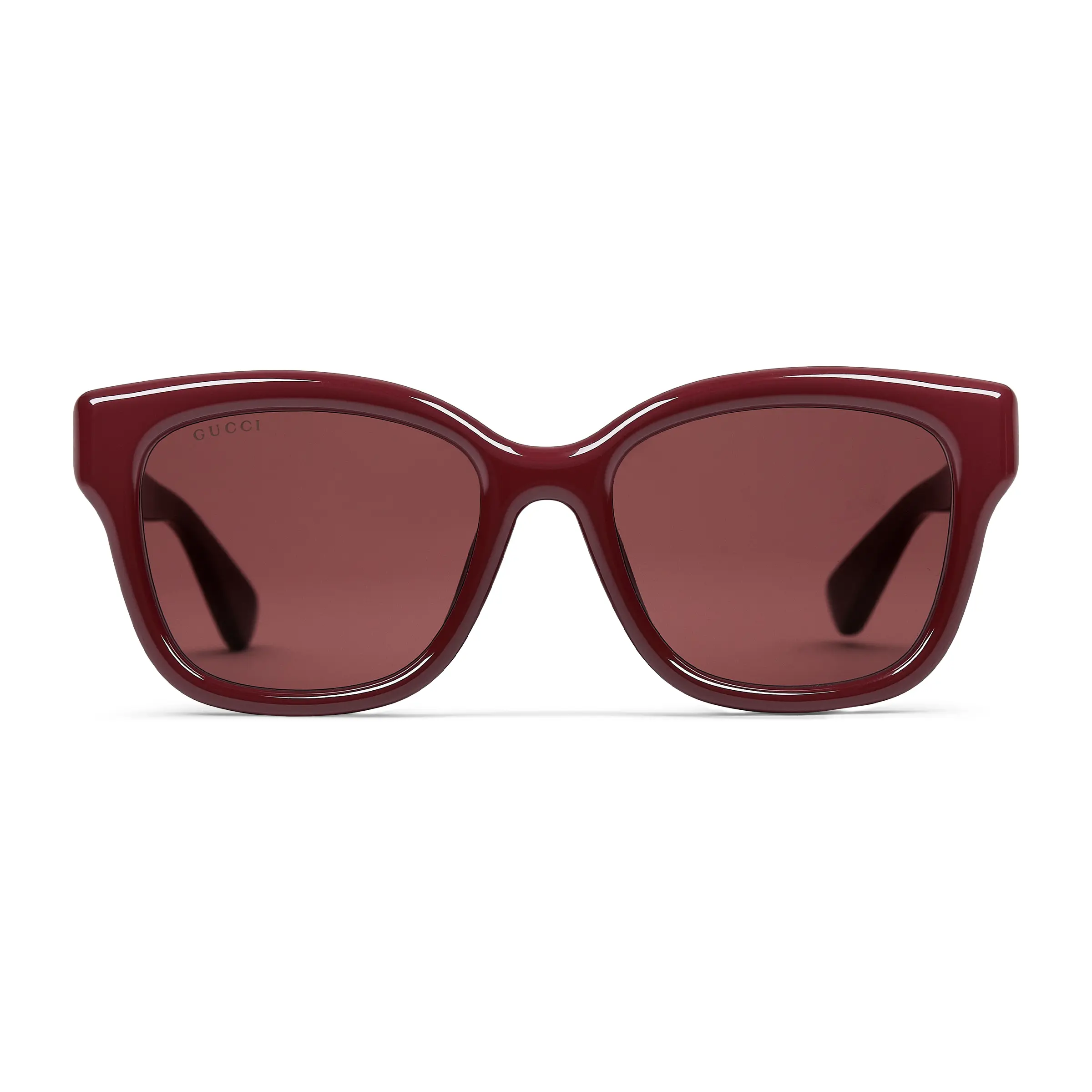 Gucci low bridge fitted square frame sunglasses
