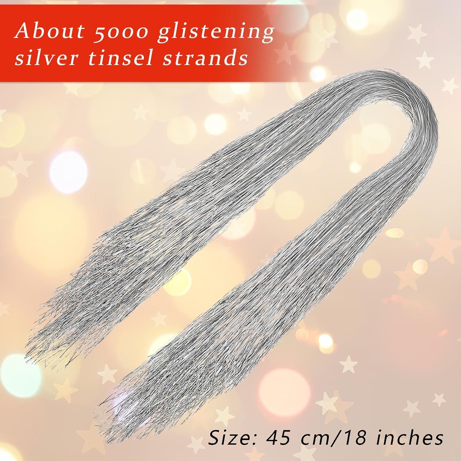 On Sale🔥5000pcs/Pack Tinsel Icicles Tree Christmas Decorations