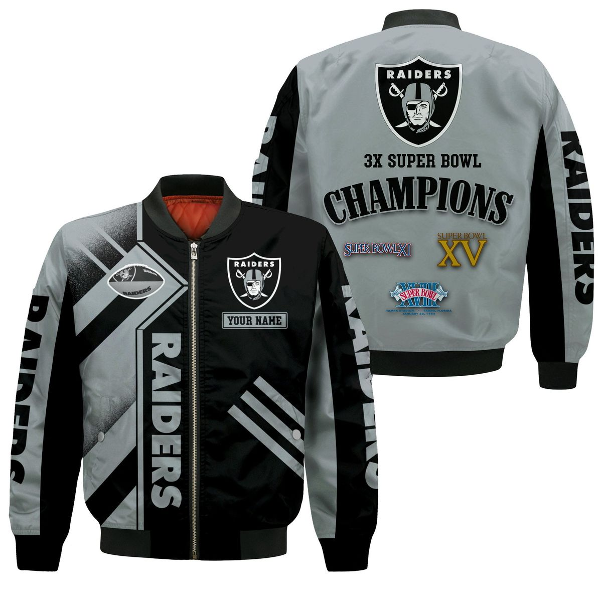 LAS VEGAS RAIDERS BOMBER JACKET