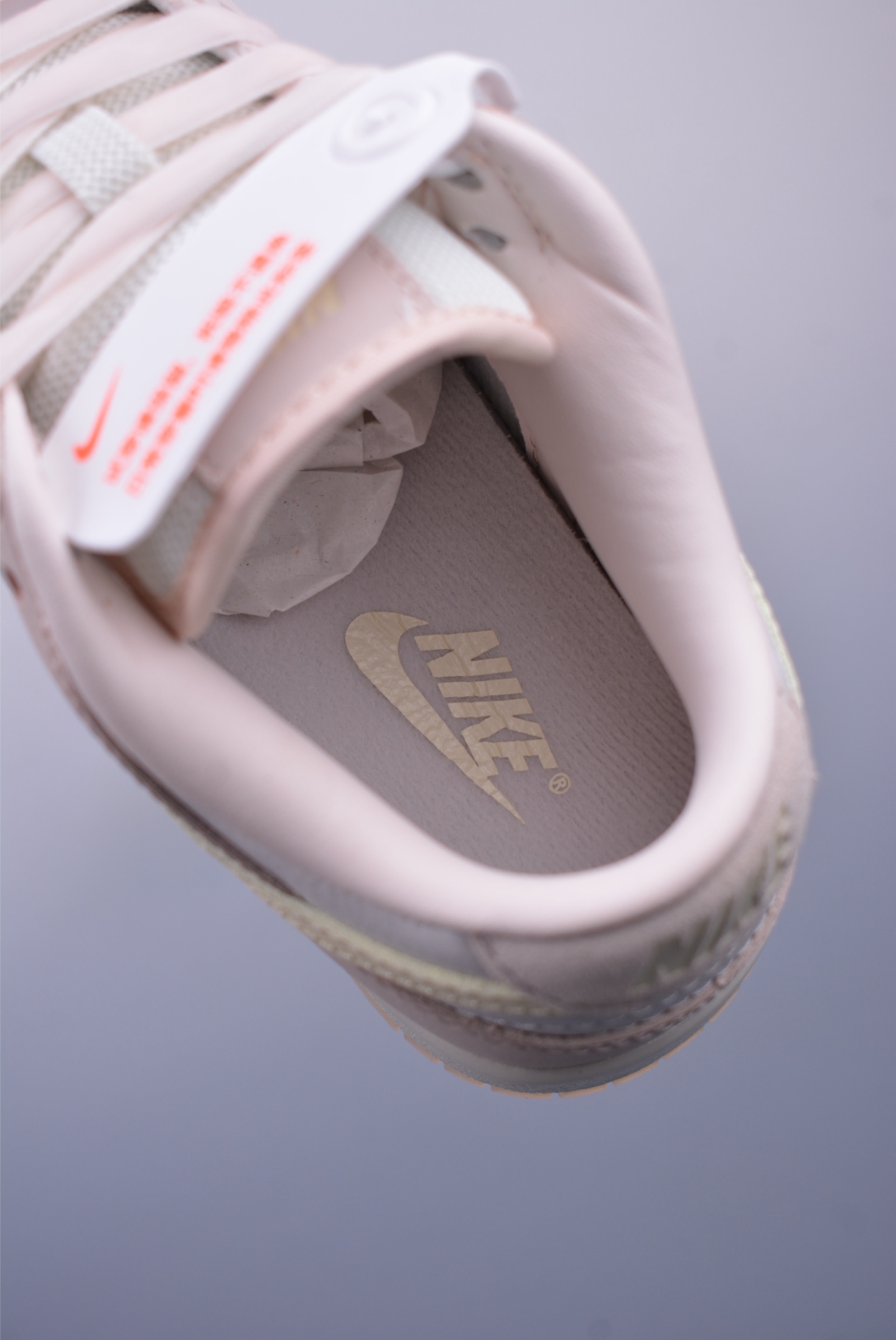 LV x Nike SB Dunk Low Sneakers Light Pink FB7901-601