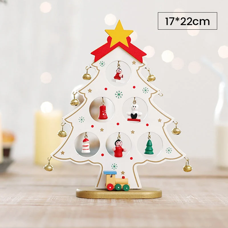 🎄Early Christmas Sale 50% OFF - 【Tiktok Hot Sale】DIY Wooden Mini Christmas Tree Set-BUY 2 FREE SHIPPING