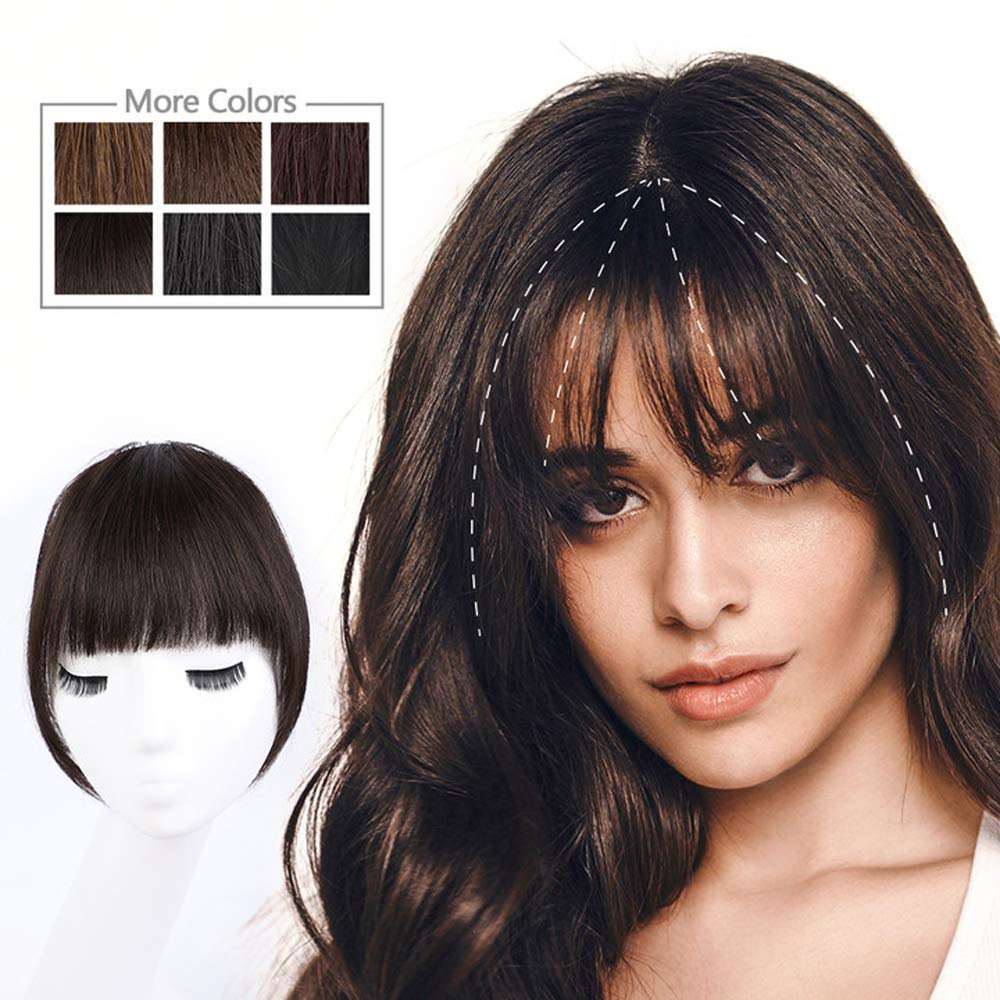 2024 HOT SALE🔥 45% OFF| Seamless 3D Clip-In Bangs Hair Extensions
