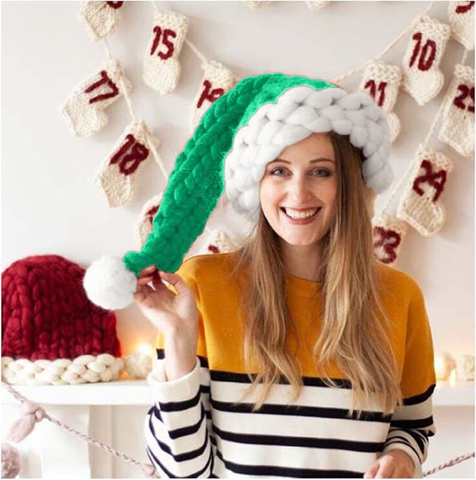 🎅🏼🎅🏼 Warm Velvet Knit Christmas Hat