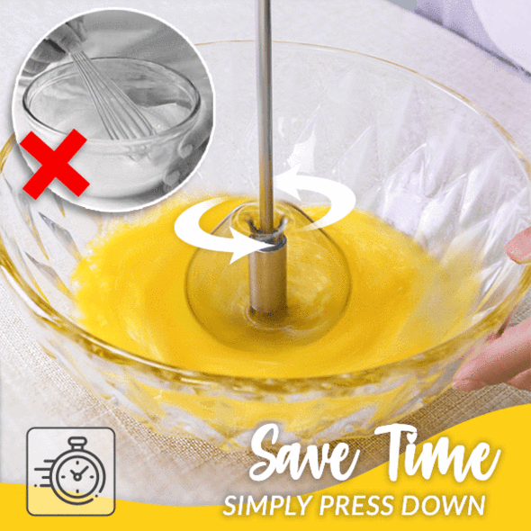 (🔥Last Day Promotion-SAVE 50% OFF) Food Grade 304 Stainless Steel Automatic Eggbeater-BUY 2 GET 2 FREE & FREE SHIPPING