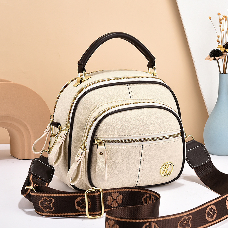 👍Last Day Promotion 60% OFF💥Classic Multifunctional Compartments Adjustable Wide Shoulder Strap Leather Crossbody Bag