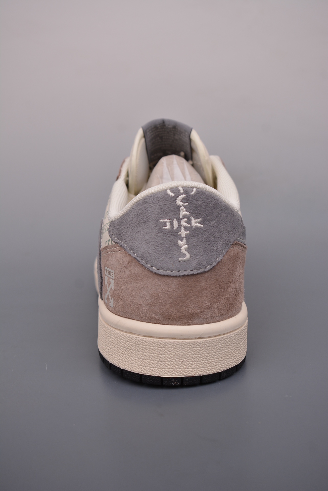 Travis Scott x Off-White x Nike Air Jordan 1 Low OG SP Khaki Beige SJ2068-109