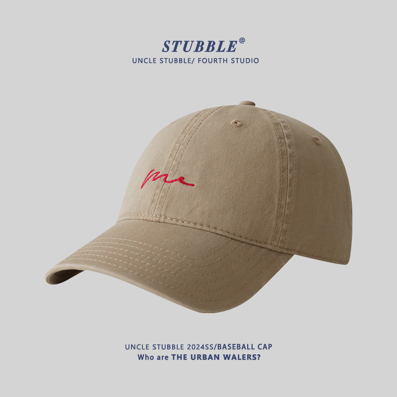 New Korean style men's and women's baseball cap simple and versatile small duckbill cap