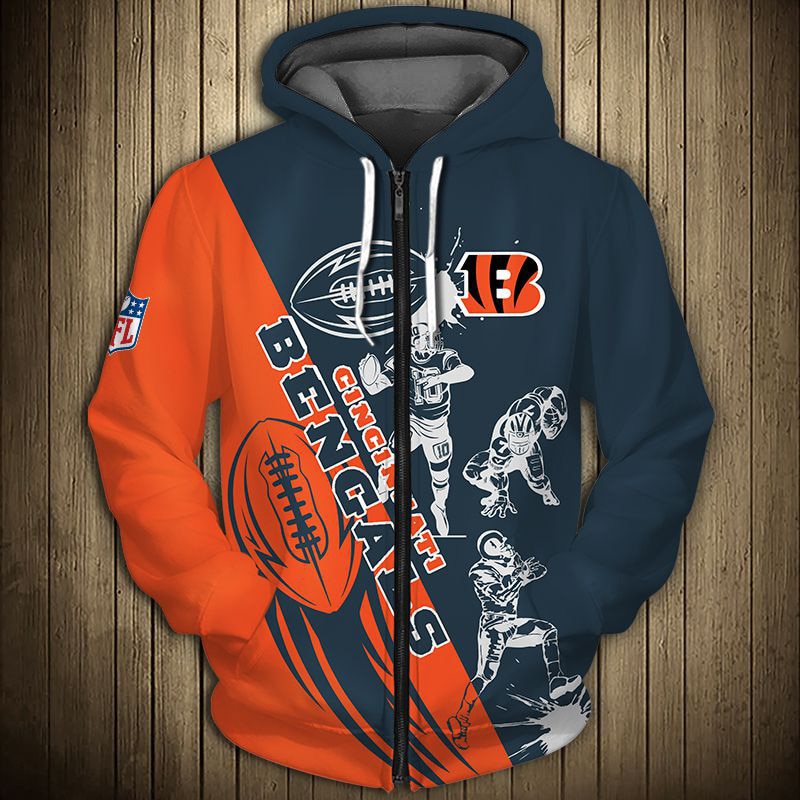CINCINNATI BENGALS 3D HOODIE CB003
