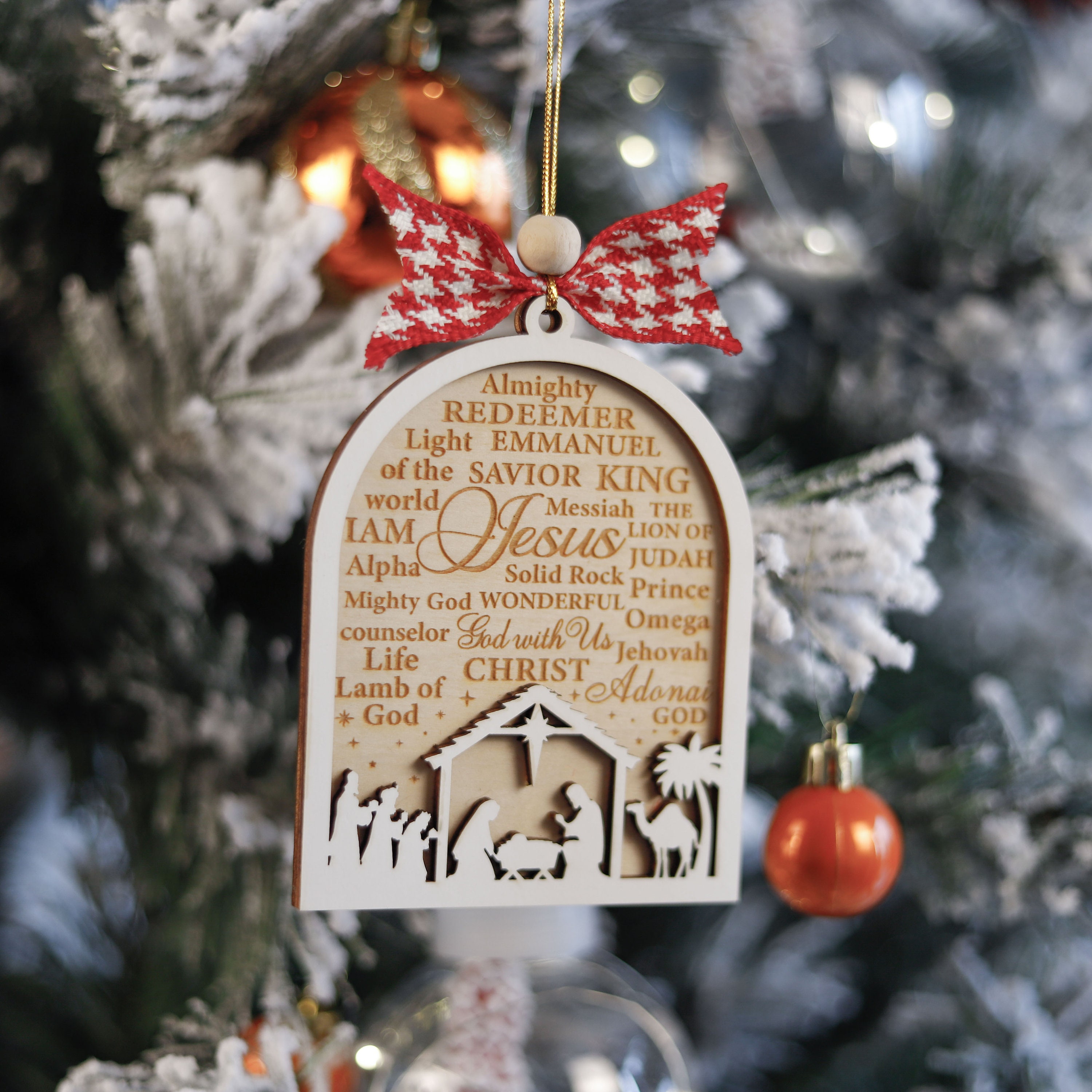 Names of God Bauble Ornament