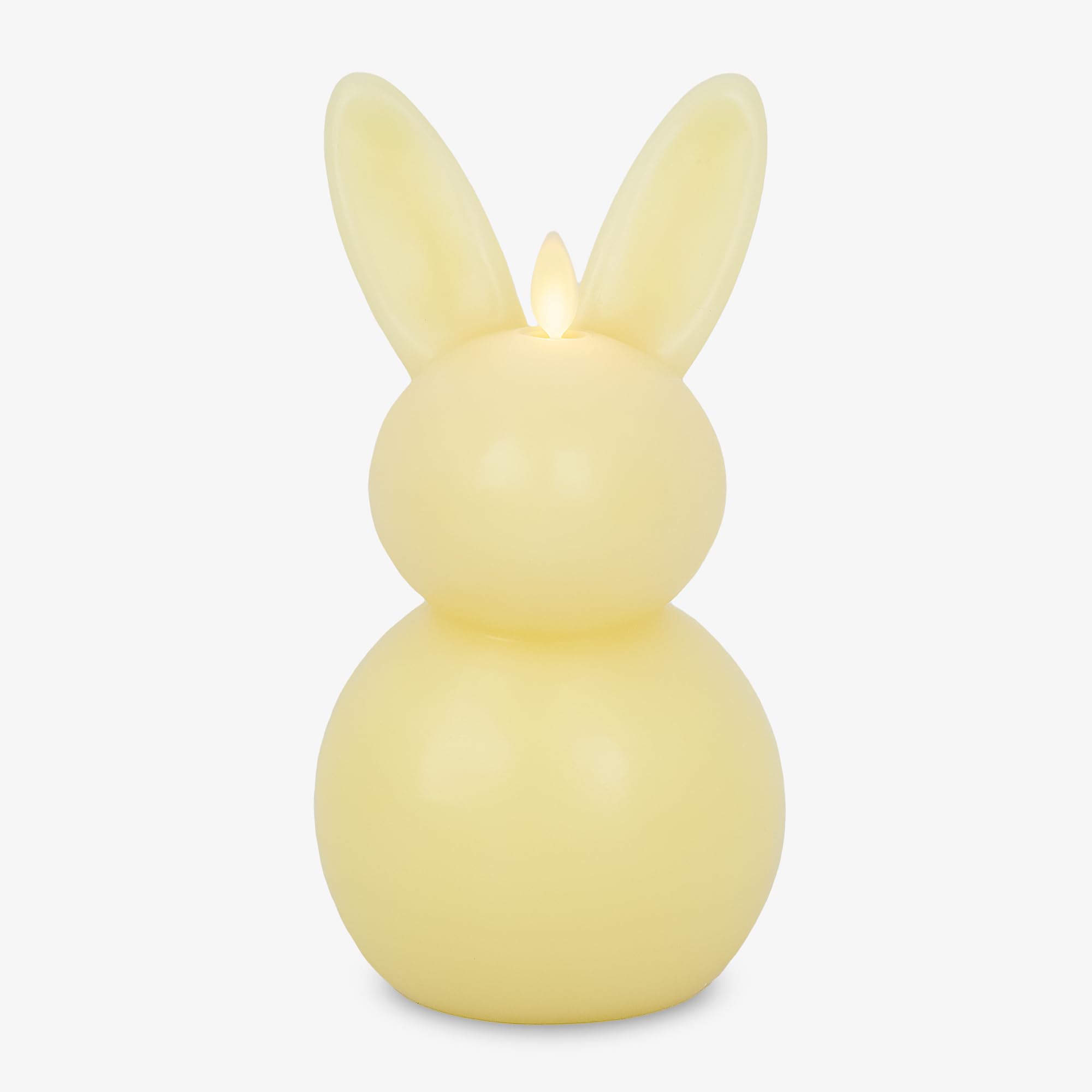 Flickering LED Flame Bunny Candle - AA Batteries