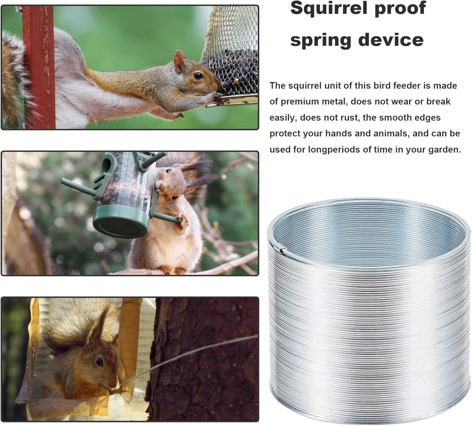 ✨2024 NEW✨Squirrel-Proof Bird Feeder Accessory that Guards Bird Seed