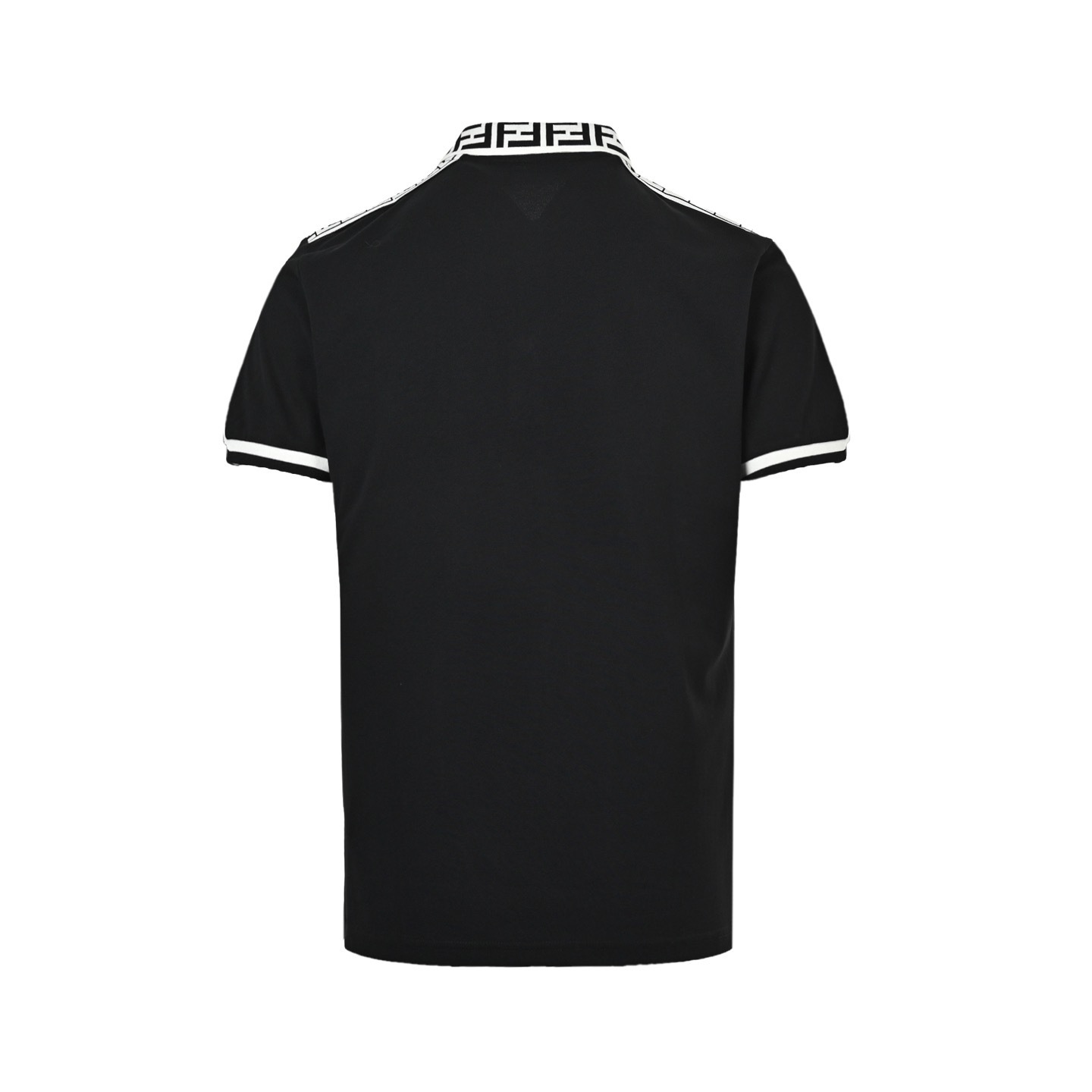 Fendi 25ss embroidered eyes ribbon Polo short sleeve