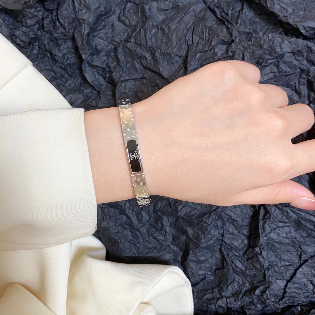 Chanel silver bracelet