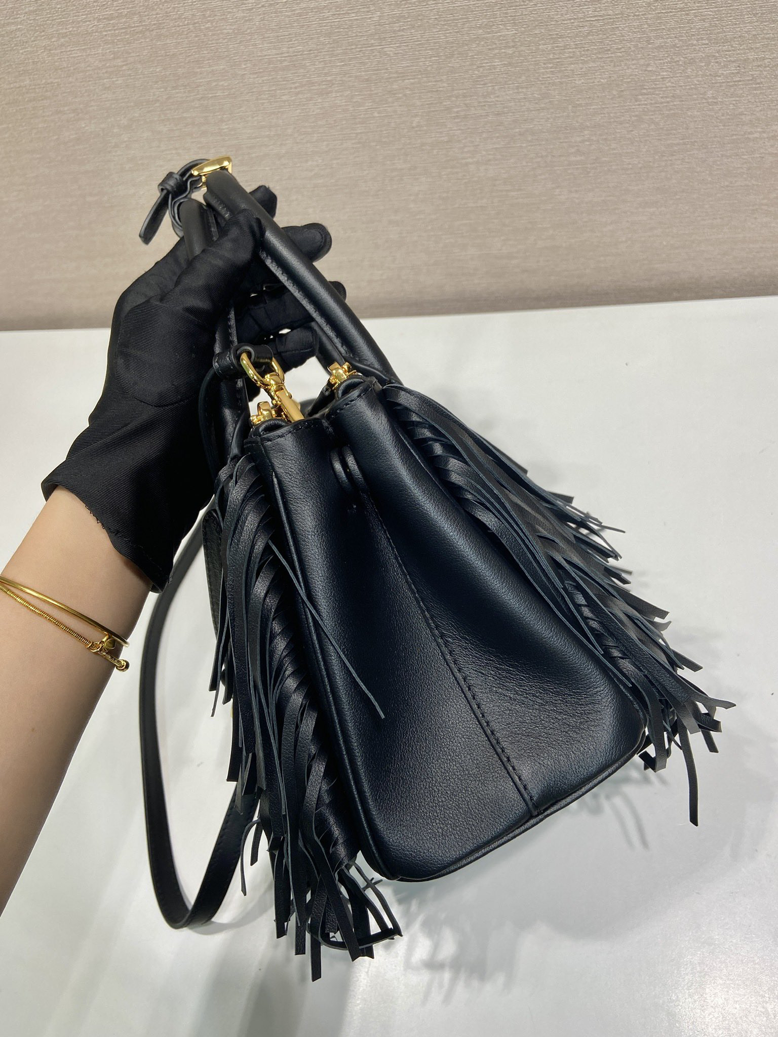 Prada Galleria Tassel Handbag 1BA896