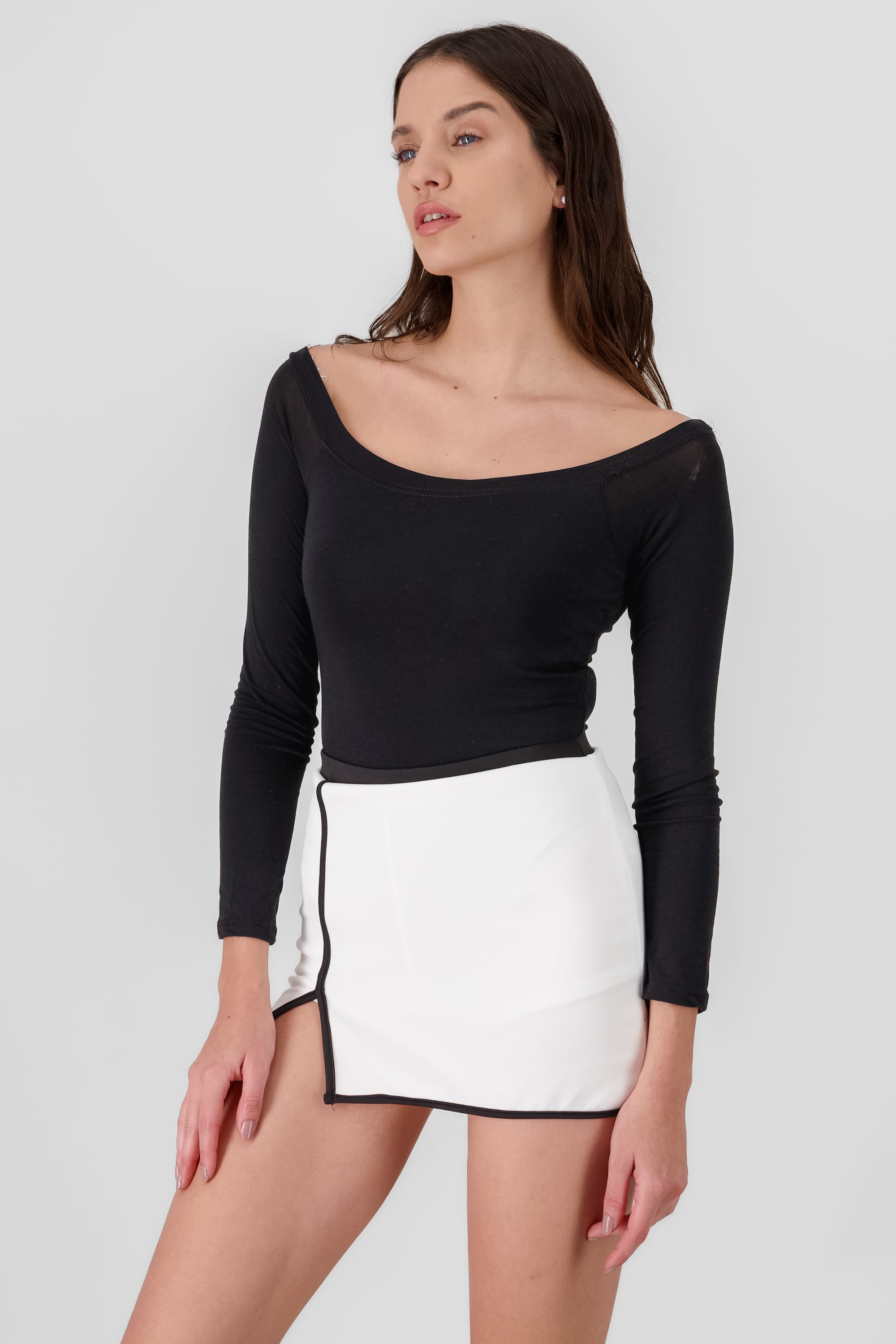 Long Sleeve Off Shoulder Bodysuit