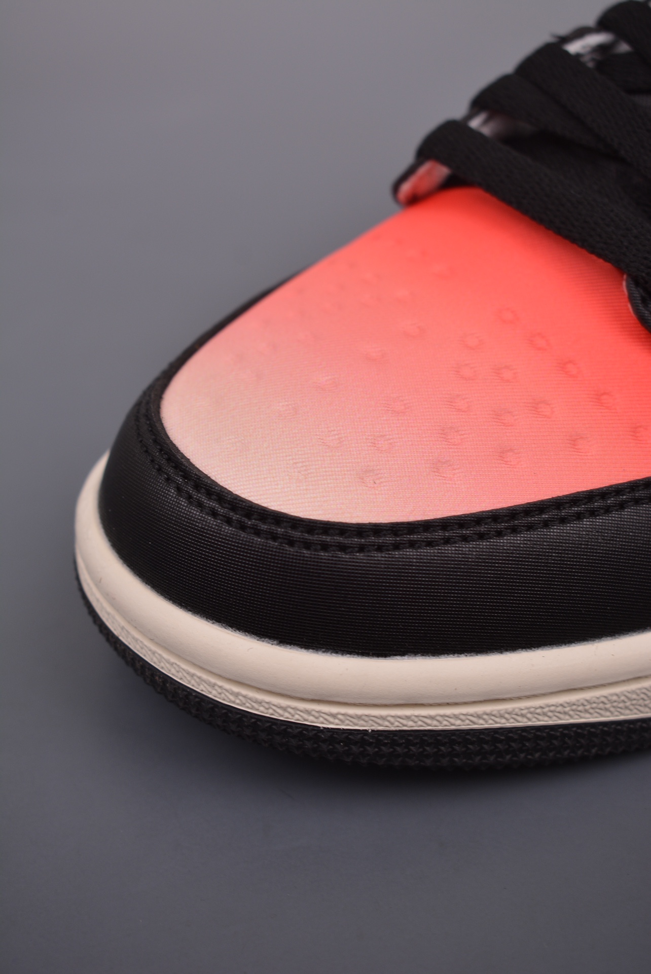 PSG x Nike Air Jordan 1 Retro Low OG Black White Red Toe HF8828-100