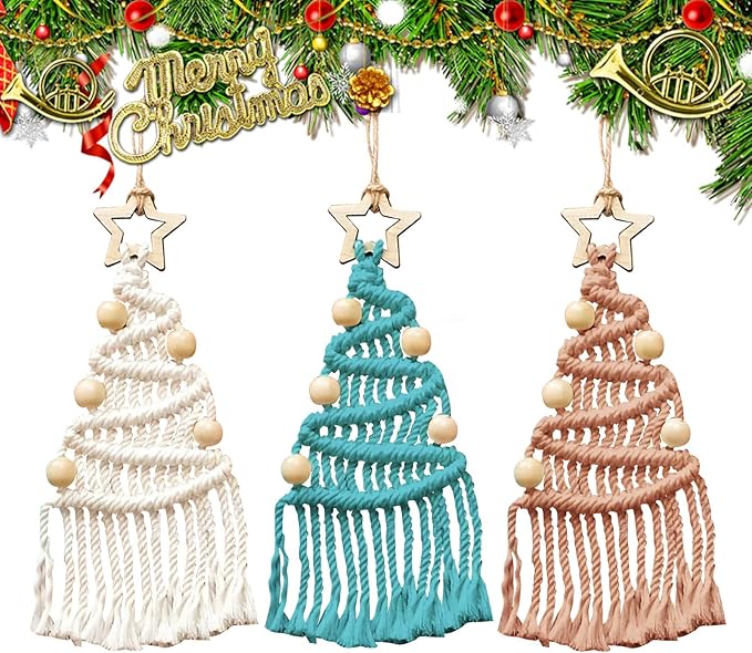 🌲🌲Luxury Knitted Christmas Tree DIY Kit -3 pack