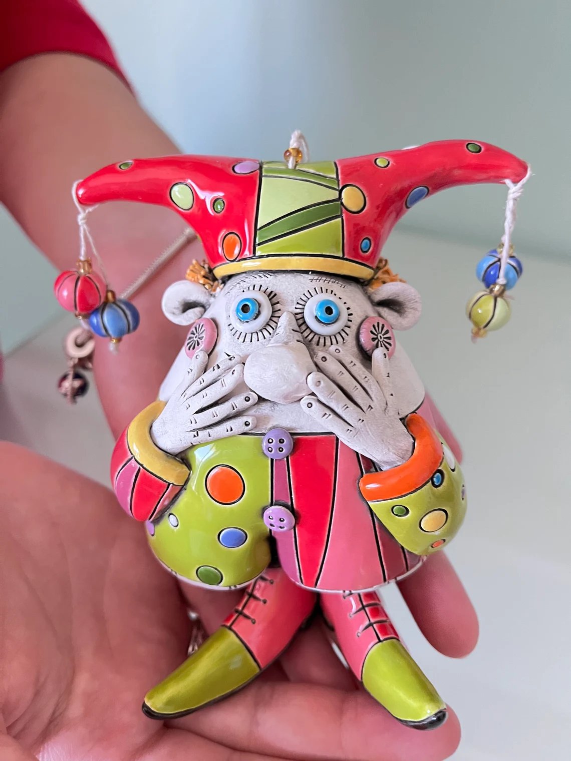 🔥Last Day 49% OFF 🌈Colorful Jester Bell Ornaments