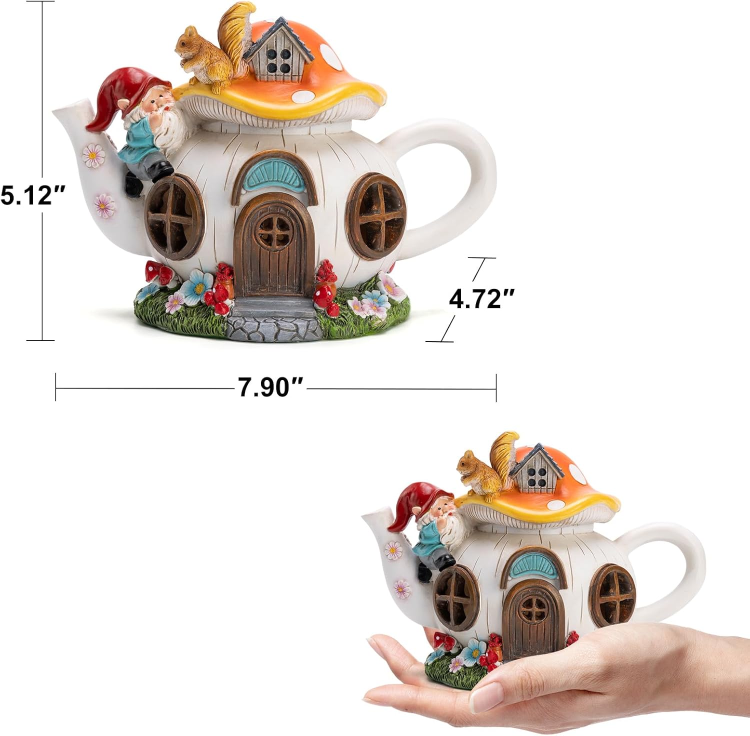 👍Last Day Promotion 60% OFF💥Mushroom Fairy House Garden Decor Solar Light
