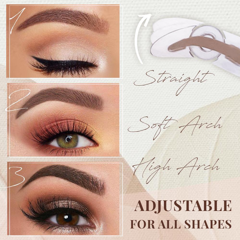 (⚡Last Day Flash Sale-50% OFF)Adjustable Perfect Eyebrow Stamp--Buy 3 Free Shipping Now