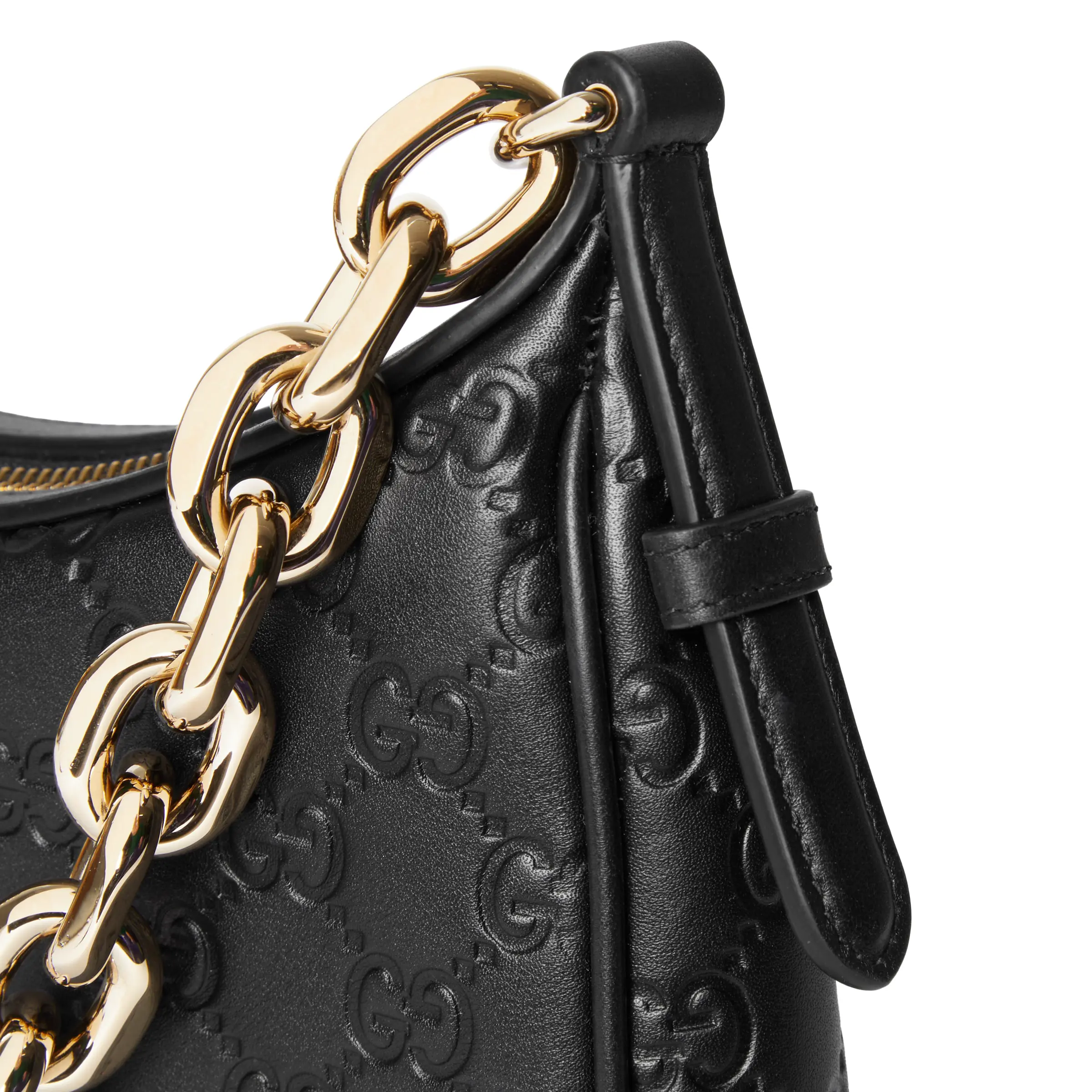 Gucci GG Emblem Medium Shoulder Bag815409 AAEEM 1000