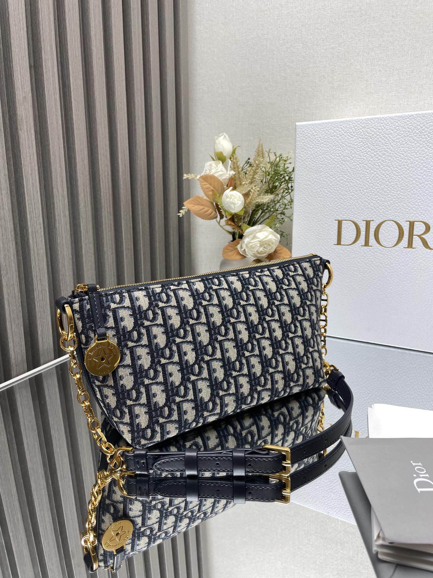 Dior star Hobo chain bag 3202